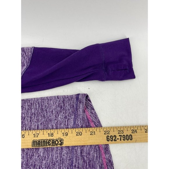 Danskin Now Girl's Long Sleeve Purple Activewear Shirt Top Size XL 14-16 - Picture 5 of 7